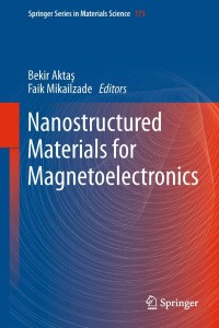 Cover image: Nanostructured Materials for Magnetoelectronics 9783642349577