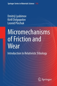 Cover image: Micromechanisms of Friction and Wear 9783642351471