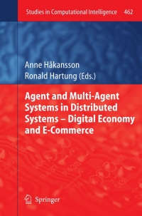 Cover image: Agent and Multi-Agent Systems in Distributed Systems - Digital Economy and E-Commerce 9783642352072
