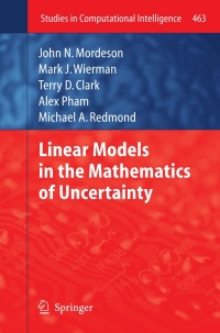 Cover image: Linear Models in the Mathematics of Uncertainty 9783642352232