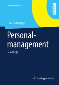 Cover image: Personalmanagement 5th edition 9783642352966