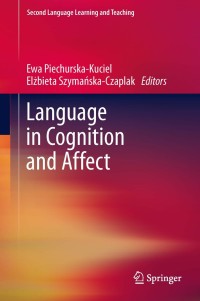 Cover image: Language in Cognition and Affect 9783642353048