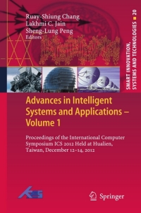 Cover image: Advances in Intelligent Systems and Applications - Volume 1 9783642354519