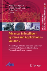 Immagine di copertina: Advances in Intelligent Systems and Applications - Volume 2 9783642354724