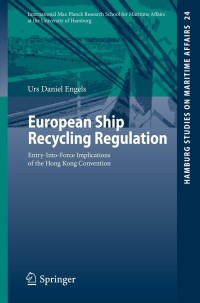 Cover image: European Ship Recycling Regulation 9783642355967