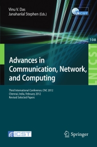 Immagine di copertina: Advances in Communication, Network, and Computing 9783642356148