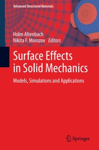 Imagen de portada: Surface Effects in Solid Mechanics 9783642357824