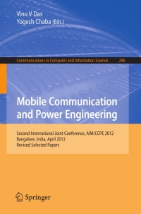 Cover image: Mobile Communication and Power Engineering 9783642358630