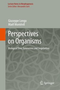 Cover image: Perspectives on Organisms 9783642359378