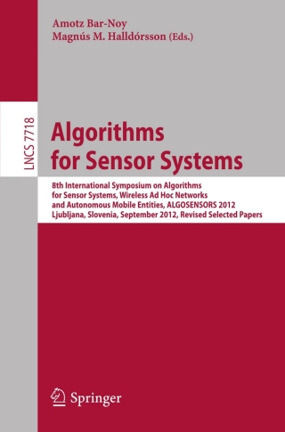 Omslagafbeelding: Algorithms for Sensor Systems 9783642360916