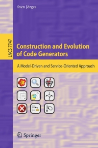 Cover image: Construction and Evolution of Code Generators 9783642361265