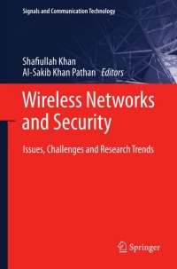 Imagen de portada: Wireless Networks and Security 9783642361685