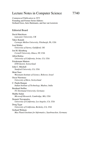 Cover image: Assurances for Self-Adaptive Systems 9783642362484