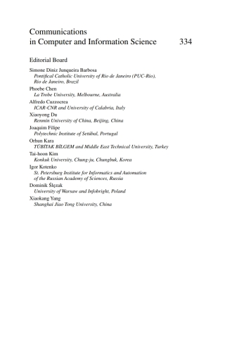 Cover image: Advances in Wireless Sensor Networks 9783642362514