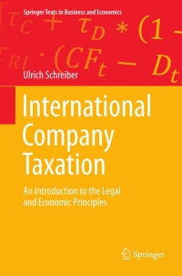 Imagen de portada: International Company Taxation 9783642363054