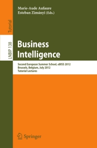 Cover image: Business Intelligence 9783642363177