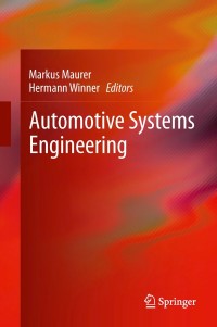 Titelbild: Automotive Systems Engineering 9783642364549