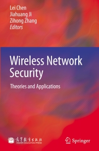 Cover image: Wireless Network Security 9783642365102