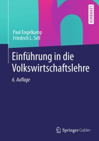 Cover image: Einführung in die Volkswirtschaftslehre 6th edition 9783642365218