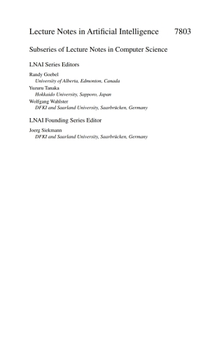 Cover image: Intelligent Information and Database Systems 9783642365423