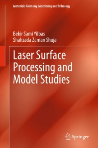 表紙画像: Laser Surface Processing and Model Studies 9783642366284