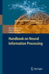 Cover image: Handbook on Neural Information Processing 9783642366567