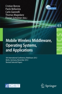 Imagen de portada: Mobile Wireless Middleware, Operating Systems, and Applications 9783642366598