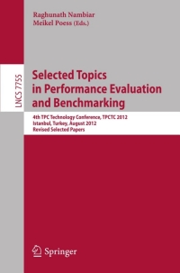 Cover image: Selected Topics in Performance Evaluation and Benchmarking 9783642367267