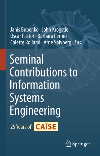 Cover image: Seminal Contributions to Information Systems Engineering 9783642369254