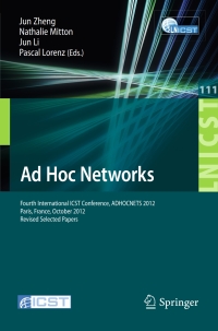 Cover image: Ad Hoc Networks 9783642369575