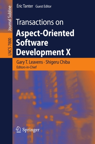 表紙画像: Transactions on Aspect-Oriented Software Development X 9783642369636