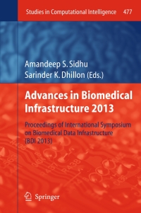 Titelbild: Advances in Biomedical Infrastructure 2013 9783642371363