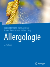 Imagen de portada: Allergologie 2nd edition 9783642372025