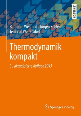 Cover image: Thermodynamik kompakt 3rd edition 9783642372322
