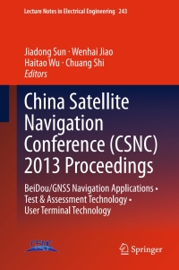 Cover image: China Satellite Navigation Conference (CSNC) 2013 Proceedings 9783642373978