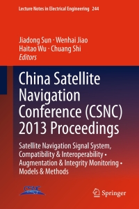 Cover image: China Satellite Navigation Conference (CSNC) 2013 Proceedings 9783642374036