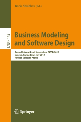Cover image: Business Modeling and Software Design 9783642374777