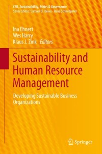 Cover image: Sustainability and Human Resource Management 9783642375231
