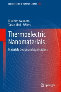 Cover image: Thermoelectric Nanomaterials 9783642375361