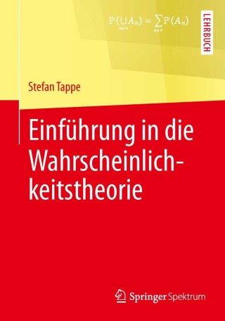 Cover image: Einführung in die Wahrscheinlichkeitstheorie 9783642375439
