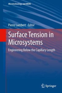Cover image: Surface Tension in Microsystems 9783642375514