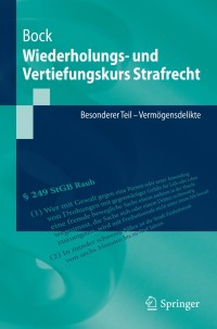 Imagen de portada: Wiederholungs- und Vertiefungskurs Strafrecht 9783642375965