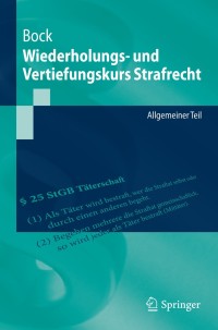 Imagen de portada: Wiederholungs- und Vertiefungskurs Strafrecht 9783642375989