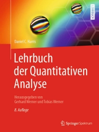 Omslagafbeelding: Lehrbuch der Quantitativen Analyse 8th edition 9783642377877