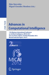 表紙画像: Advances in Computational Intelligence 9783642377976