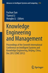 Cover image: Knowledge Engineering and Management 9783642378317