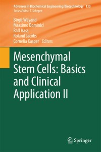 Imagen de portada: Mesenchymal Stem Cells -  Basics and Clinical Application II 9783642379437
