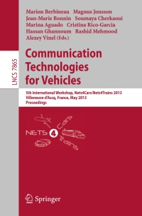 Immagine di copertina: Communication Technologies for Vehicles 9783642379734