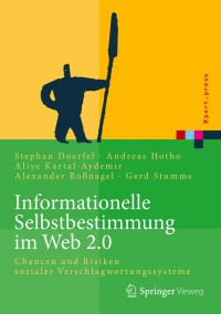 Cover image: Informationelle Selbstbestimmung im Web 2.0 9783642380556
