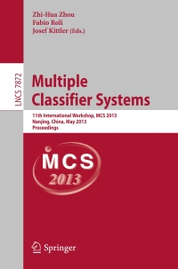Cover image: Multiple Classifier Systems 9783642380662